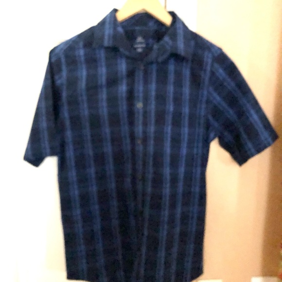 💛 GEORGE CLASSIC FIT PLAID CHECKERED BUTTON DOWN SHIRT 2 PAIR - Picture 2 of 10